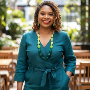 4-Strand Adjustable Green Wax Cord Necklace with Geometric Triangle Beads with Matching Earrings