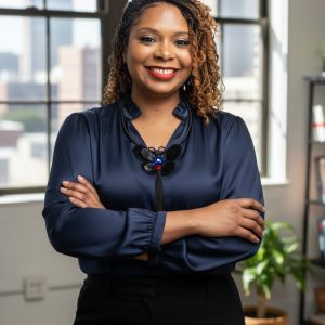 Black Cord Necklace with Synthetic Leather Multi-Color Butterfly Pendant