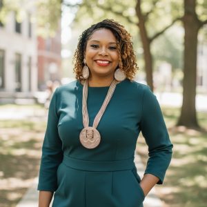 9-Strand Natural Cord Necklace Set with Round Pendant