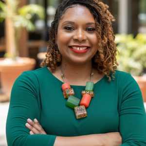 Adjustable Green Wax Cord Necklace with Green and Orange Assorted Shapes