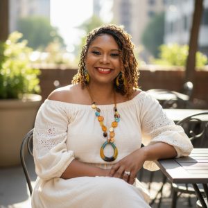 4-Strand Adjustable Orange Wax Cord Necklace with Kabibi Shells & Matching Earrings